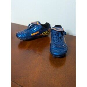 VIZARI Kids Soccer Cleats Sz 12 Blue Flames Turf Studs Youth Footwear